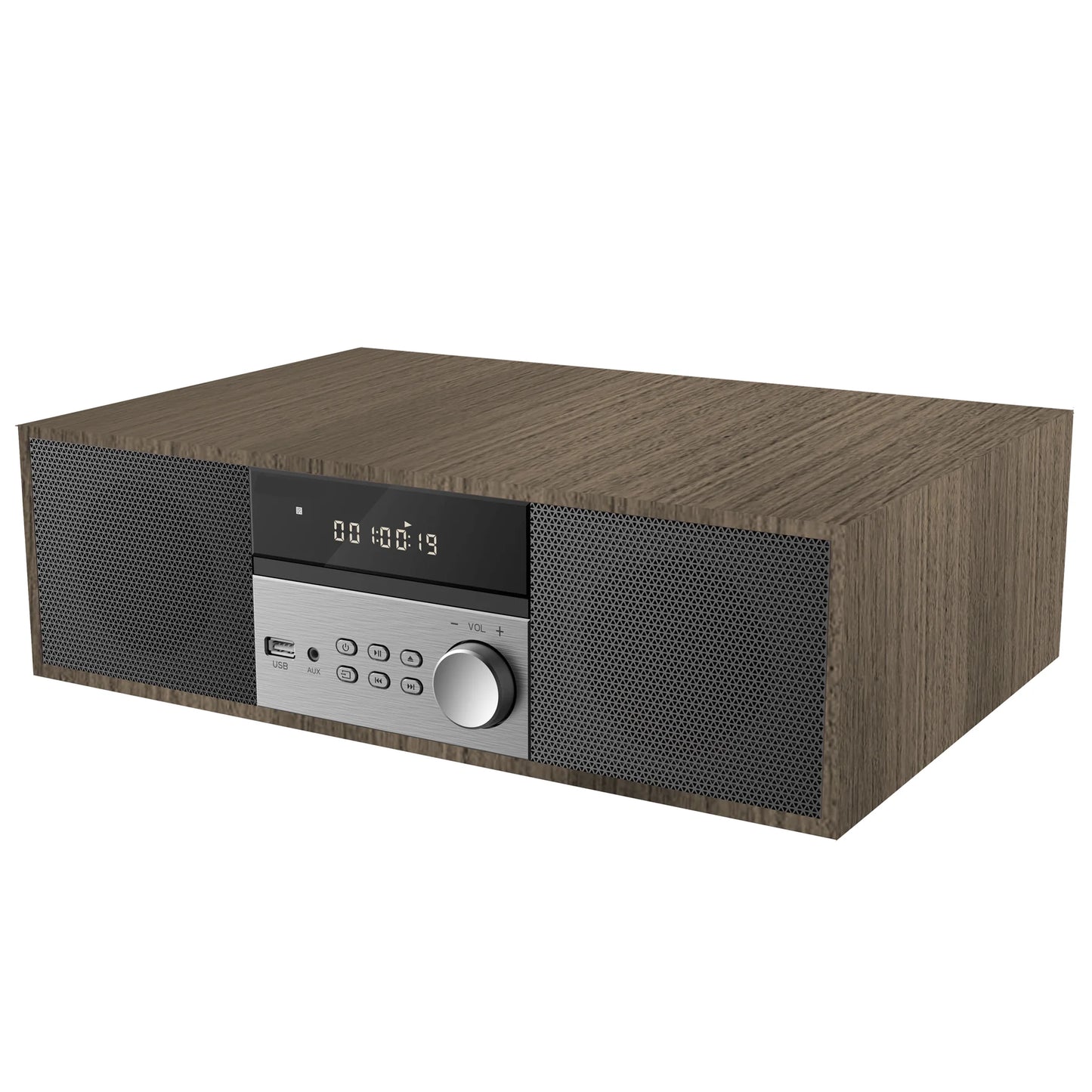 Compact 40W RMS Micro Hifi Component Portable CD/DVD/VCD Player with FM Radio USB AUX in CD/DVD/VCD Players