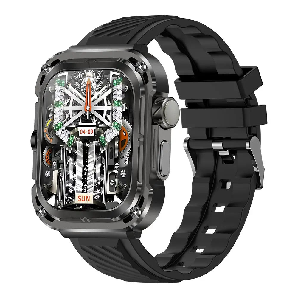 2024 FT61 Smart Watch for Men BT Call Health Monitoring 1.75inch Screen IP68 Waterproof GPS Positioning Sport Smartwatch
