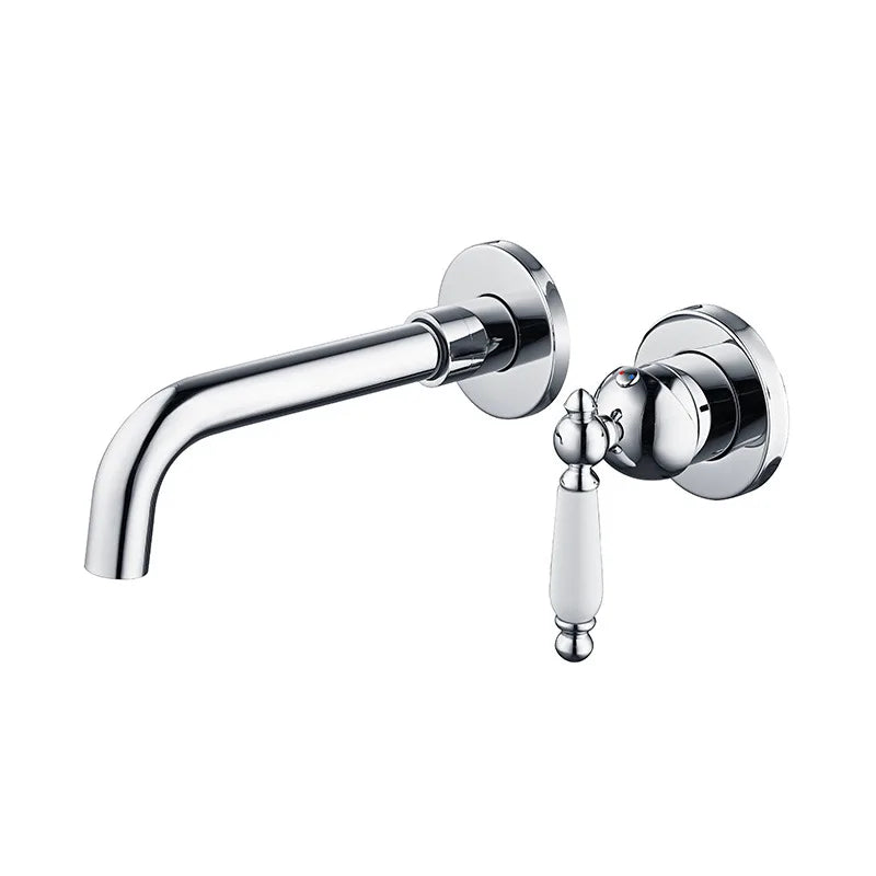 Wholesale Single Hole Brass Basin Faucet Single-Handle Water Mixer Deck Mounted Bathroom Bedroom Gym Hall Ceramic Valve Core