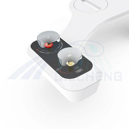 DIECHENG Modern ABS Hotel Use Wall-Mounted Combination Toilet Hand Bidet with Vertical Jet Spray