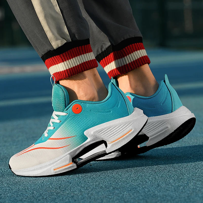 Logo Custom Modern Stylish Synthetic Casual Sneakers Ergonomic Cushioning Lightweight for Travel Walking and Fashion Sportswear