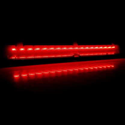 For Ford Transit MK8 Tourneo Custom 2012-up Single tailgate Third LED High Mount Level Brake Stop Light Lamp Black Lens