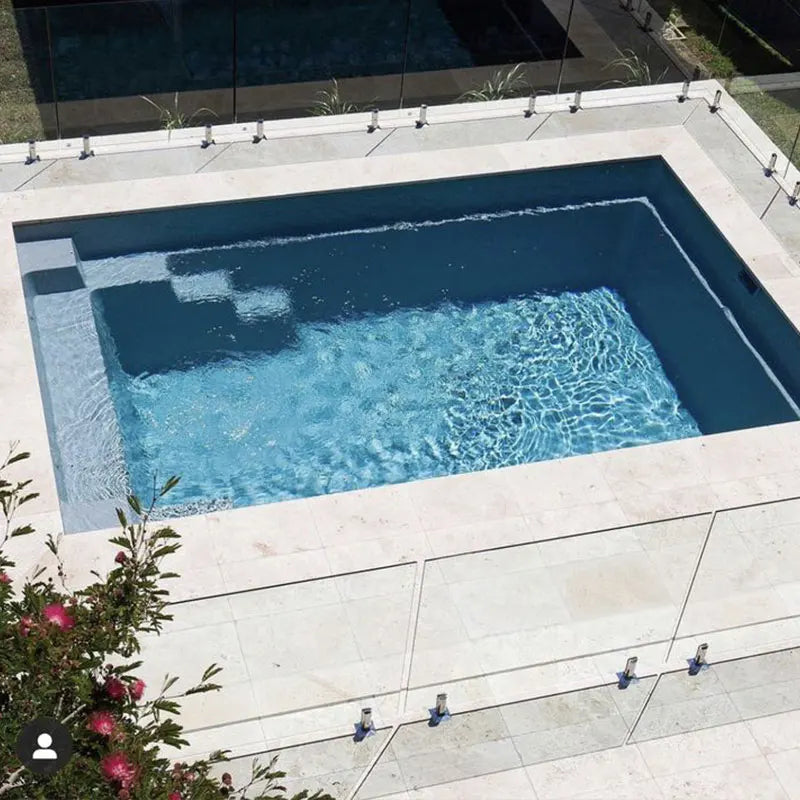 US Ships in 3 Days Small Size 14ft Outdoor Family Frp Fiberglass Rectangular Children's Pool Inground Plunge Spa Swimming Pool