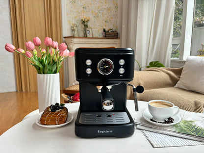 For 04E Latte Maker EU Local Stock Professional 220v Electric Semi-Automatic Espresso Coffee Machine Brew System Household