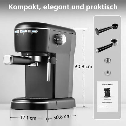 Cappuccino Maker Automatic Espresso Machine with Milk Steamer