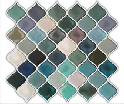 Modern Waterproof 3D Wall Sticker Peel and Stick Back Splashes for Kitchen Bathroom Home Decor IL-Proof Usage for Households