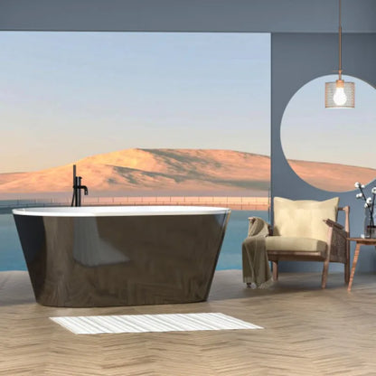 High Quality Luxury Acrylic Alcove Freestanding Soaking Bathtub Modern Large Bathtub Deep Popular French Bathtub for Sale