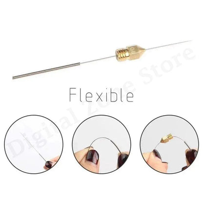 10Pcs Stainless Steel Nozzle Cleaning Needles 0.15mm 0.2mm 0.25mm 0.3mm 0.35mm 0.4mm Drill Bits 3D Printer Parts