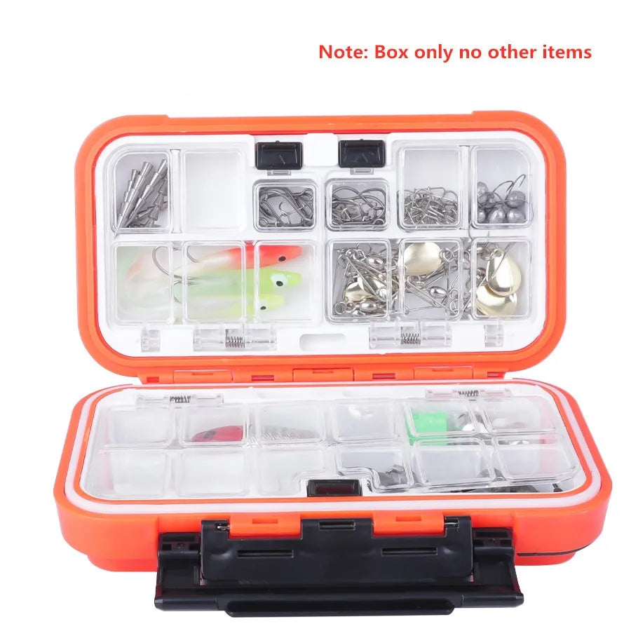 FTK Multifunctional Fishing Tackle Box for Sea Lake River Stream Boat Tools & Bait Storage