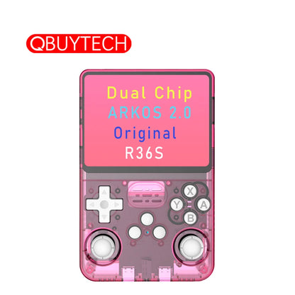 Dual Chip R36S Mini Retro Handheld Game Players Mini Console Linux System 3.5 Inch IPS Screen 640x480 Resolution 3000mAh Battery