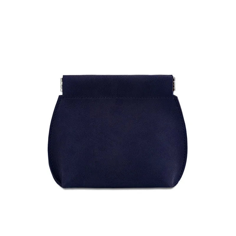 Thickened PU Leather Pouch Small Cosmetic Lipstick Automatic Closed Shrapnel Bag Makeup Packing Bag Jewelry Bag WIth logo
