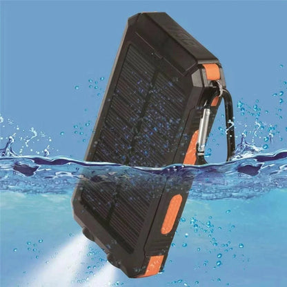 10000mah/20000mAh Fs-005 Waterproof Solar Panel Portable Power Bank Li-Polymer Battery Dual USB Cell Phone Charger