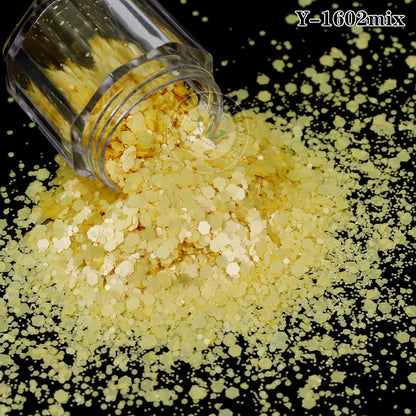 Factory Matt Macaron Colors Nail Sequins Solvent Resistant Non-Toxic Chunky Glitter Bulk Tumbler Snow Globe Epoxy Resin Festival