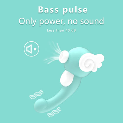 Cute Seahorse Vibrator for Women Clitoral Sucking & Vibration Toy Small Portable Design with Powerful Motor in US Stock