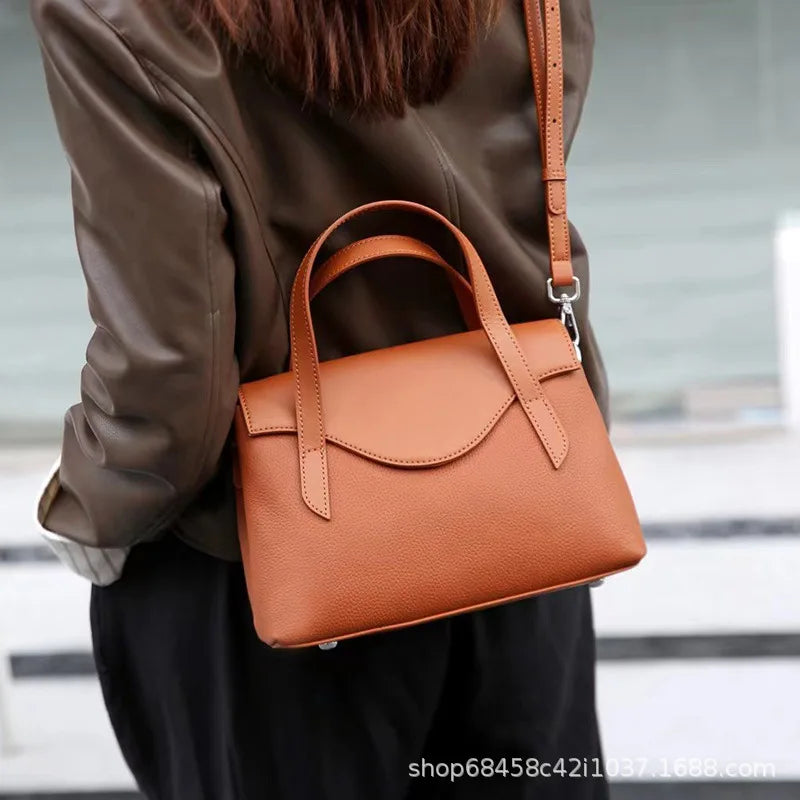 Popular Crossbody GENUINE Leather Handbag Women Sling Bag Fashion Cover Unique Clutch Shoulder Bag