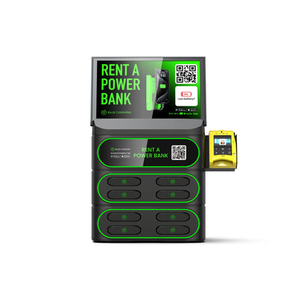 New Trending Shared Power Bank Station Credit Card Payment Mobile Phone Charging Rental Station Desktop Powerbank Stand Kiosk