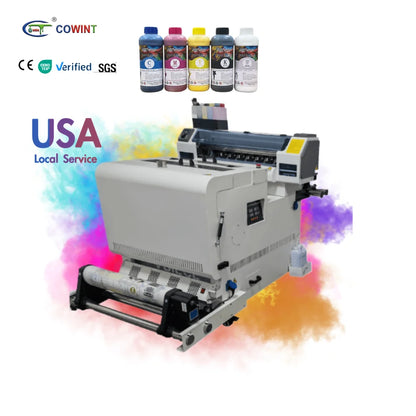 Cowint 2025 A1 24 All-in-One DTF Hoson Board XP600 I1600 New Condition T-Shirt DTF Printer
