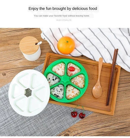 Newest DIY Sushi Mold Onigiri Rice Ball Food Press Triangular Sushi Maker Mold Sushi Kit Japanese Kitchen Tools Bento Box