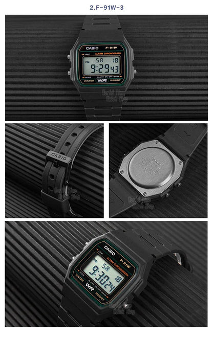 Casio watch  men top luxur set military LED relogio digital watch sport Waterproof quartz men watch Neutral watchs F91W series