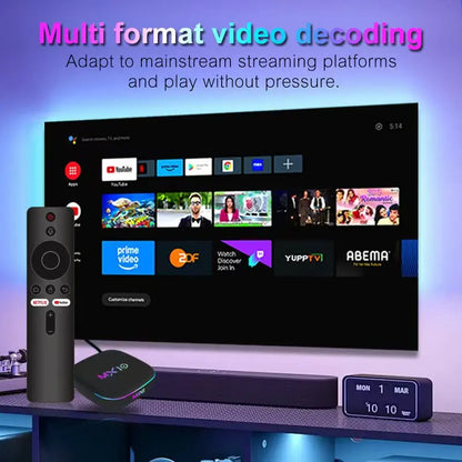 Best Selling MX10 Z4 TV Box Android 13 Allwinner H313 Quad Core 2GB 16GB Smart TV Box 2.4G/5G WIFI Support Video 4K Set-top Box