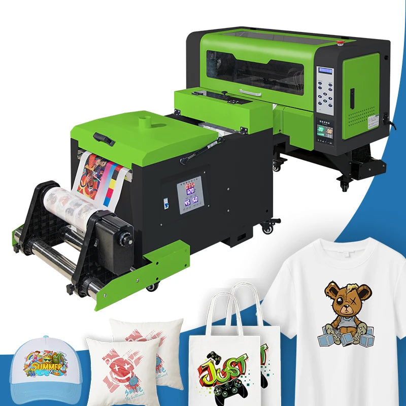 DTF Automatic Inkjet Printer Shaking Powder High Temperature Transparent Viziprint Illuminate Translucent PET Film Label