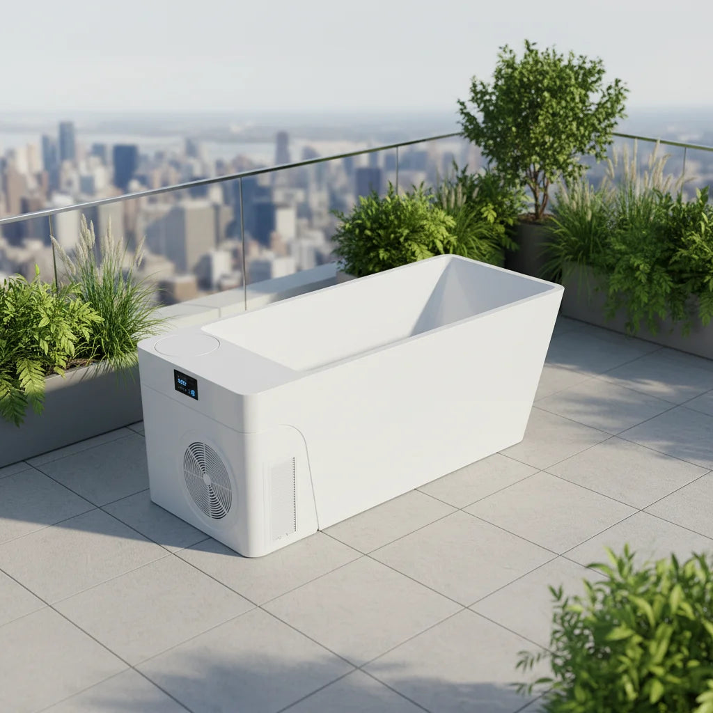 2026 Luxury Acrylic Ice Bath Tub for Outdoor Garden & Home Spa - All-in-One Cold Plunge Pool, 10% OFF + in Stock
