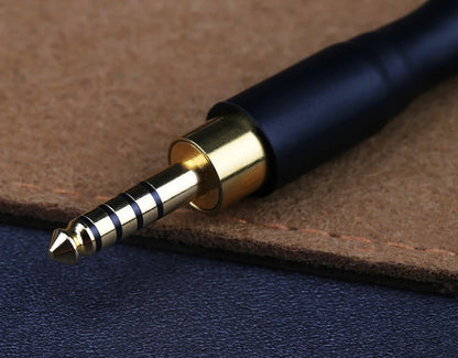 OPENHEART 8 Core High Purity Silver 4.4mm Balanced Male to 4.4mm Balanced Male Audio Adapter Cable 4.4 Male to Male Adapter