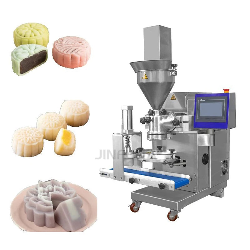 Fully Automatic Churros Encrusting Filling Making Machine Automatic Stuffed Cookies Filling Pastries