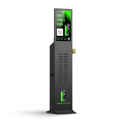 24 Slot Fast Charging Station Rental Electric PD Function Type-C Port Power Bank Docking Station Charge  Vending Machine
