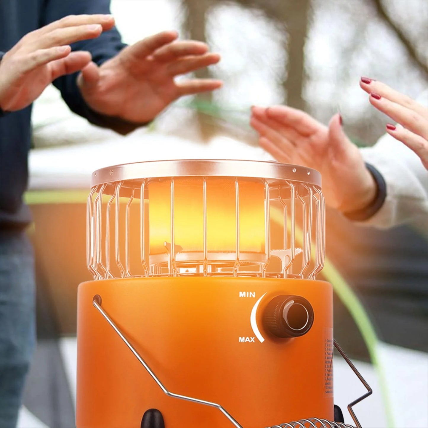 Portable Propane Outdoor Burner, Portable Kitchen for Outdoor Cooking and Barbecue, Mini Camping Stove