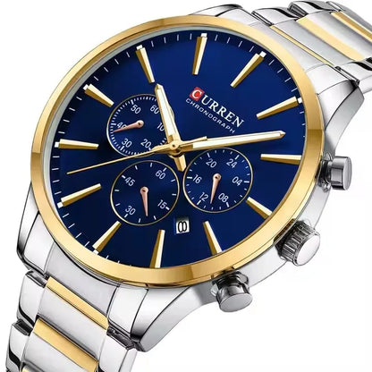CURREN 8435 Classic Hot Sell Chronograph Quartz Watch Men Reloj Fashion Casual Business Sports Watches Male Wrist Watch for Mens