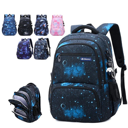 Fashionable Unisex Student Backpack Waterproof Stylish Mochilas with Zipper Closure Personalized School Bag for Students Babies