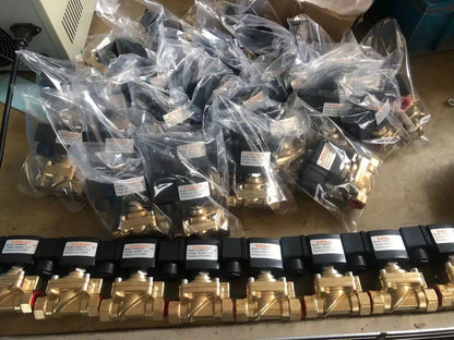 G1/2'' High Pressure 50Bar Brass Bottle Blowing Solenoid Valve JT5241015 AC220V for High Temperature Gas Pilot Structure