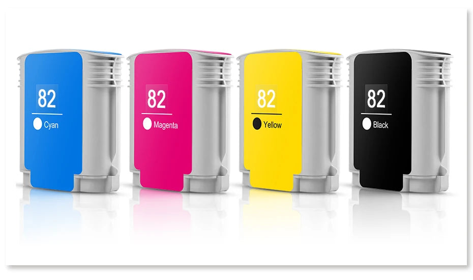 82 Replacement Ink Cartridge With Ink Compatible For HP Designjet 510 510ps Printer CH565A C4911A