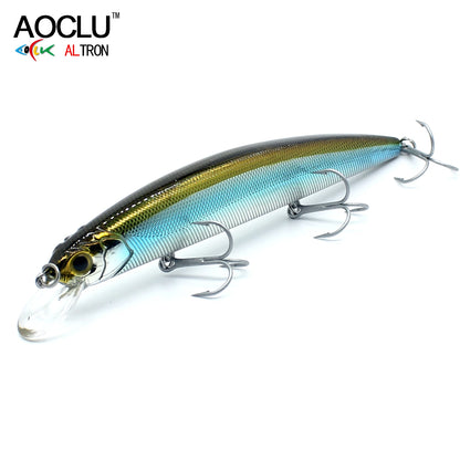 Stocked Traditional Floating Minnow 130mm 20g Diving Depth 1.8m for Pike Bass Perch Fishing VMC Hook