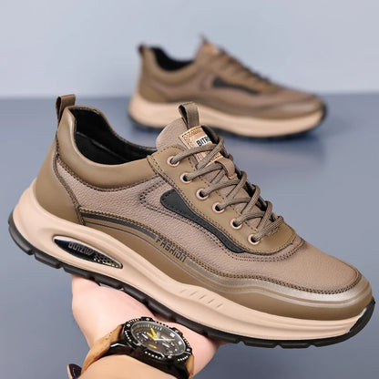 New High Quality Sepatu Bekas Original Branded Sneaker Real Cow Leather Top Men's Casual Shoes Business Classic Design Factory