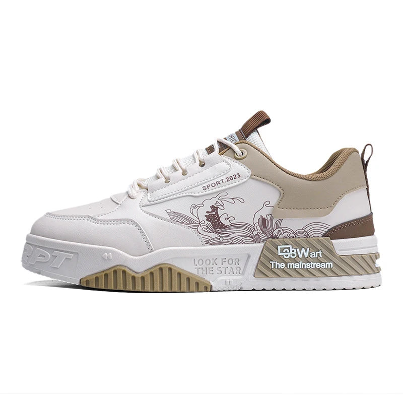 Y 39-44 the New Men's Fashionable Casual Sneakers Trend Thicksole Heightened Everyday Versatile Men's Shoes