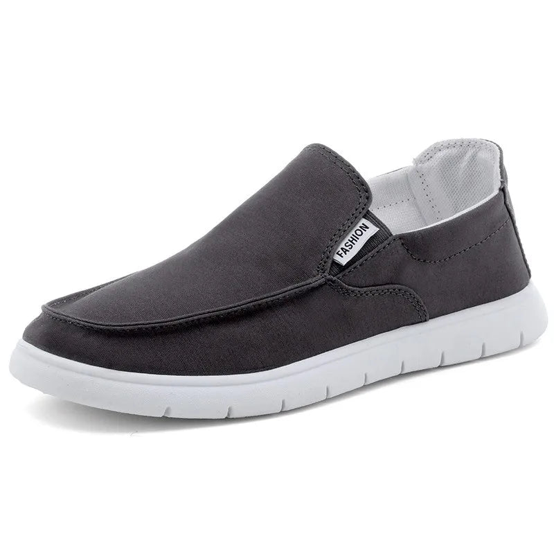 Canvas Shoes, Men's Shoes, Summer New Breathable Fitting Shoes, Men's Trend Versatile Casual Flat Shoes, Men's Casual Shoes