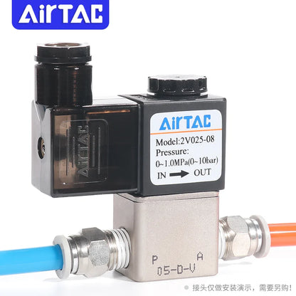 Superior Quality AIRTAC 2V025-08 24 Volt 2 Way Solenoid Valve 1/4" NPT Electric Solenoid Valve by PDG ibma