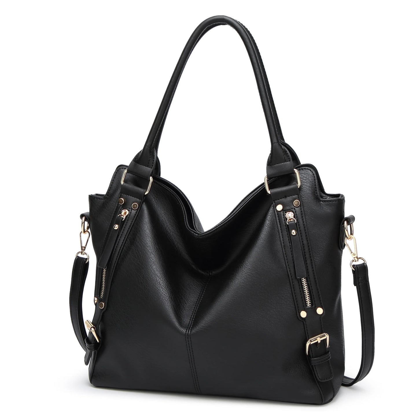 Designer Fashion Autumn/Winter Handbag Trend Simple One-shoulder Skew Straddle Bag Large Capacity Tassel Decoration Female Tote