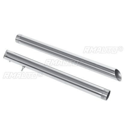 Motorcycle Long Exhaust Muffler Pipe Full System + Silencer for Yamaha Virago XV125 XV250 Moto Stainless Steel Exhaust Pipes