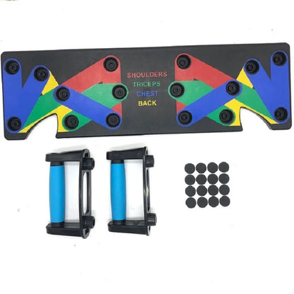 Multifunction Push-up Bars 9 in 1 System Push-up Board Vibration Plate with Push-up