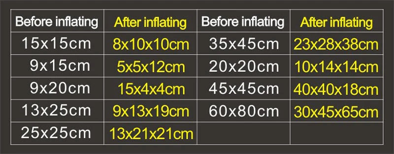 30pcs/Lot Package Buffer Bag Inflatable Air Packaging Bubble Pack Cushion Wrap Bags Air Cushion Bubble Size Pouches Shockproof