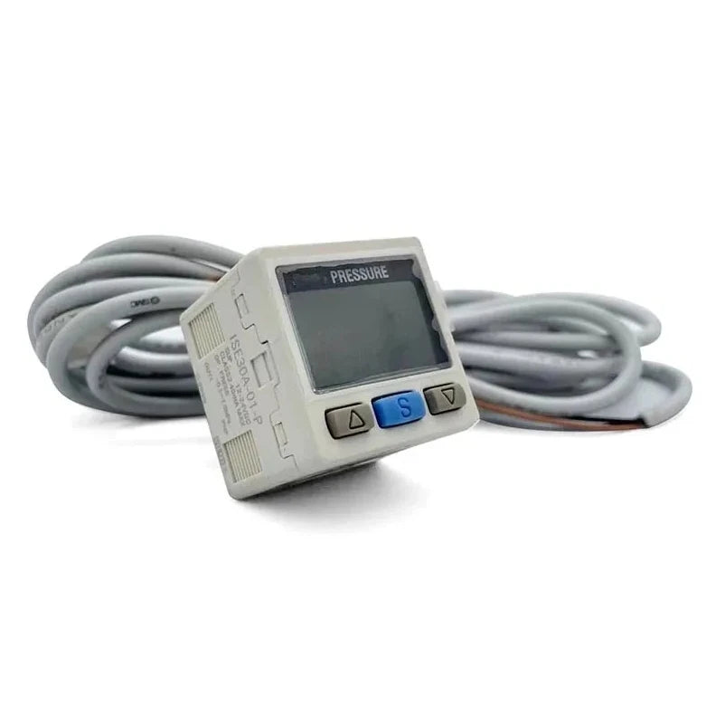 GOGO DC12-24V ISE30A-01-N-M-L pneumatic pressure switch pressure gauge 2-color display Digital pressure switch with high precision