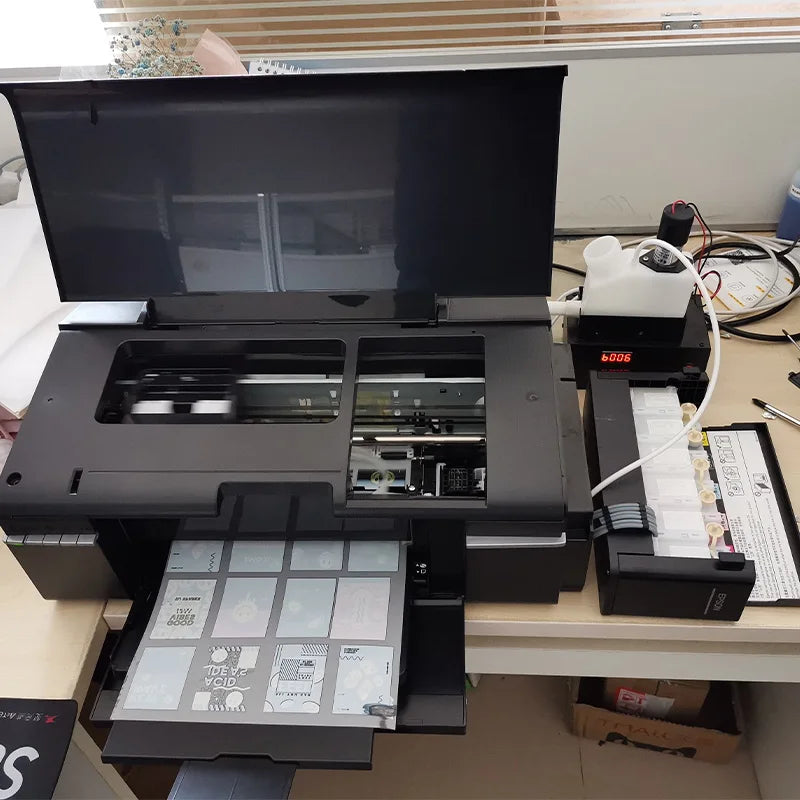 Small Business Machine Ideas Dtf Impresora A4 L8050 Dtf Printer with White Ink Circulation System for Epsn L805 Printer