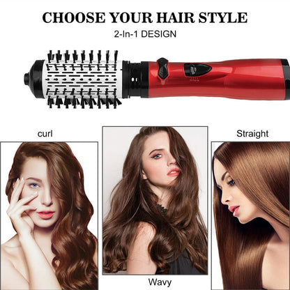 Professional 2 in 1 Electric Hot Air Hair Brush Blow Dryer Brush Custom Hair Dryer Brush Set