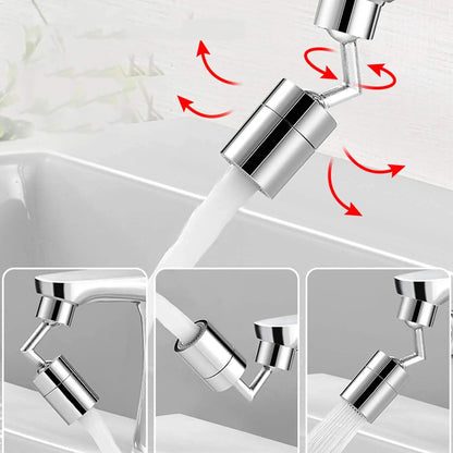 Brass Kitchen Sink Faucet Aerator Dual Function 2 Sprayer 360 Degree Big Angle Swivel Aerator
