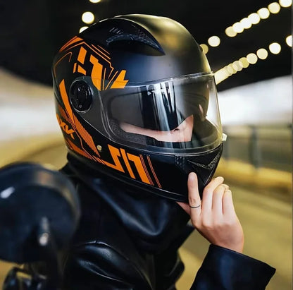2025 NEW LA  New National Standard 3C Certified Electric Motorcycle Helmet Winter Warm Motorcycle Four Seasons Riding Helmet