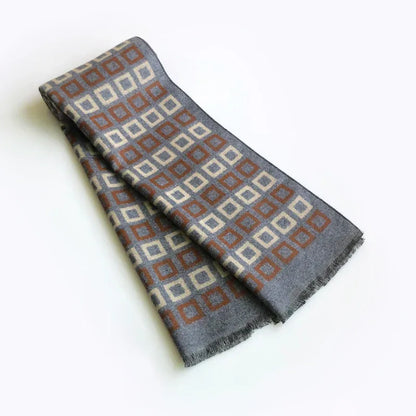 2024 Casual Cool Mens Scarves Winter Warm Viscose Cashmere Scarf Wraps Autumn Warm Brushed Neckercheif Scarfs for Men Foulard