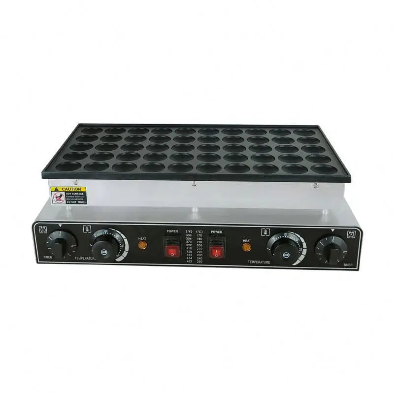 Electric Dutch Mini Pancakes Machine 50 Pancake Maker Generic Stainless Steel Nonstick Mini Pancakes Machine